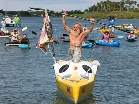 67-Year Old Kayaker Completes Atlantic Crossing