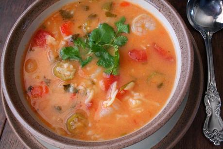 Coconut, Shrimp and Okra Soup (Dairy, Gluten and MSG Free)