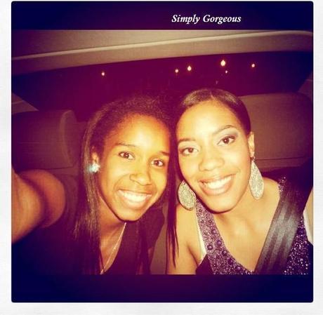 Me and my sister Briana on our way to a comedy club :)
