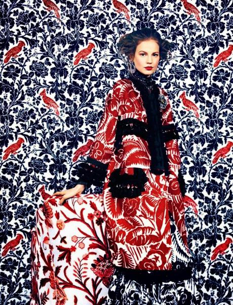 Elisabeth Erm For Harpers Bazaar Magazine,Russia, May 2014