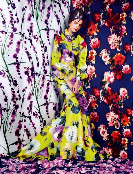 Elisabeth Erm For Harpers Bazaar Magazine,Russia, May 2014