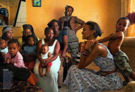 Victoria Beckham & Liya Kebede For Vogue Magazine,US, May 2014