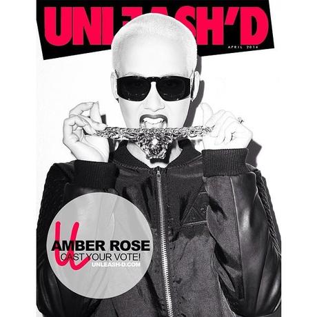 Cover Lover: Amber Rose For Unleash’d Magazine April 2014