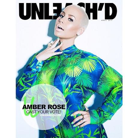 Cover Lover: Amber Rose For Unleash’d Magazine April 2014