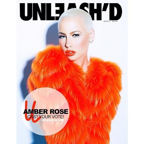 Cover Lover: Amber Rose For Unleash’d Magazine April 2014