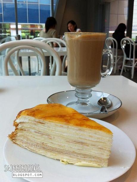 Lady M Mille Crepes lady m mille crepes and latte review