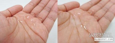orbis cleansing liquid swatch