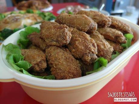 chinese new year day 2 (8) shrimp paste chicken wings