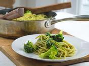 Creamy Broccoli, Spinach Avocado Spaghetti (#Vegan, #LowGL)