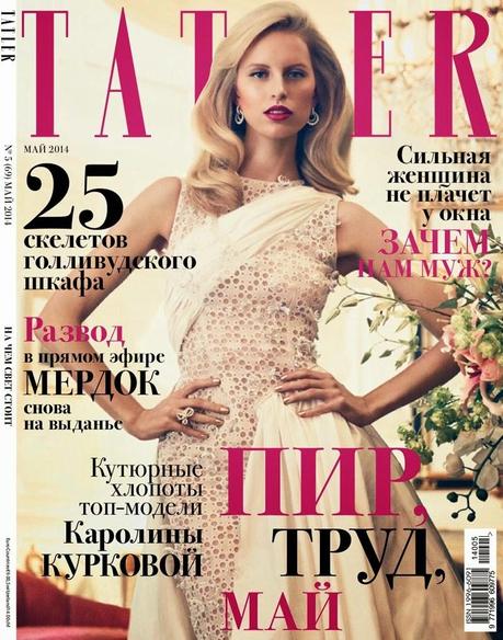 Karolina Kurkova for Tatler Russia by Norman Jean Roy