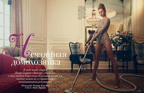 Karolina Kurkova for Tatler Russia by Norman Jean Roy
