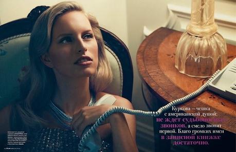 Karolina Kurkova for Tatler Russia by Norman Jean Roy