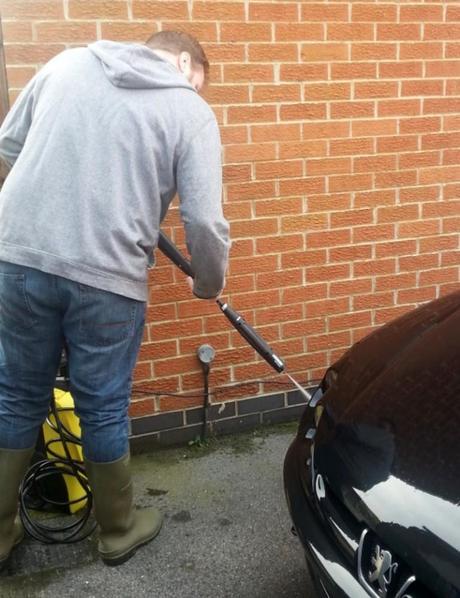 Cleaning outside made easy with Karcher