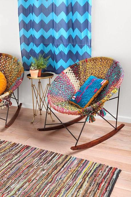 Colorful Rocking Chair