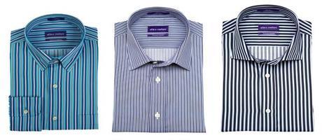 Striped shirts by Alara made from Italian fabrics