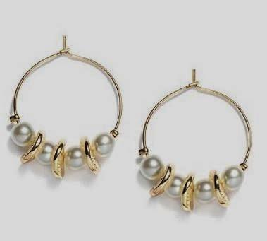 My Style : Globus Pearl Hoops