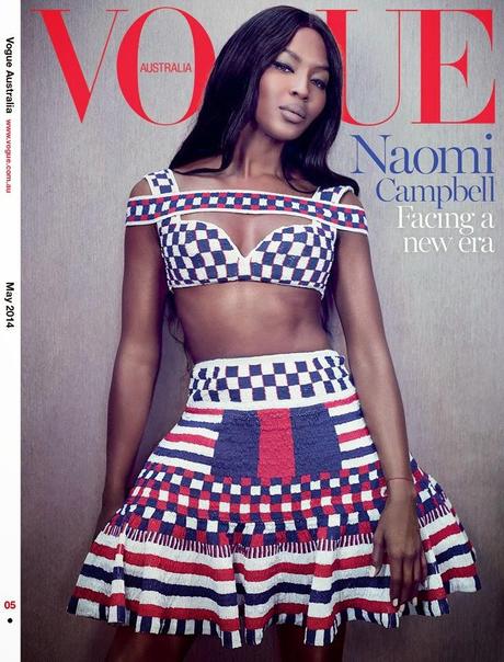 Naomi Campbell by Emma Summerton for Vogue Magazine, Australia, May 2014