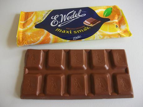 E Wedel Maxi Smak and Blood Orange & Mango Duet Bars - Polish chocolates Review