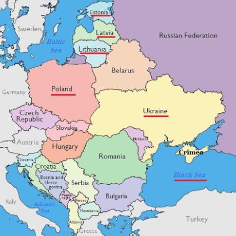 Eastern Europe Map