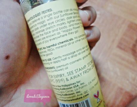 First Impressions: Human Heart Nature Sunflower Beauty Oil