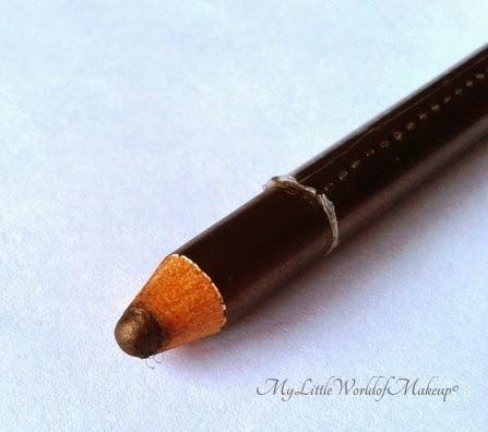 Miss Claire Eye liner in Deep Brown - Review, Swatches and EOTD