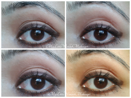 Miss Claire Eye liner in Deep Brown - Review, Swatches and EOTD