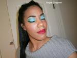 Face Of The Day: Seafoam Green + Red Lips