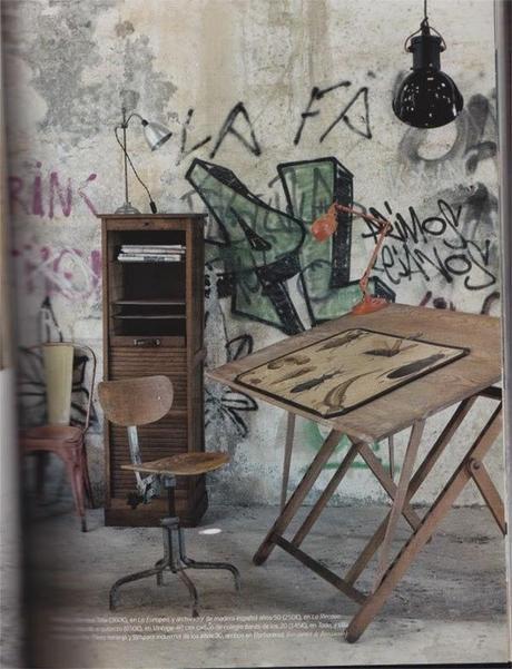 inspiration board | graffiti + interiors
