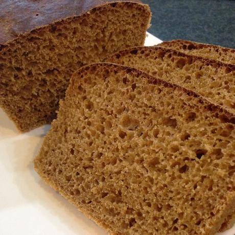 No Knead 100% Wholewheat Bread