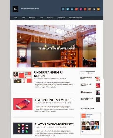 SENTIFY Free Premium Blogger Template