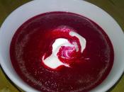 Beetroot Soup with Mustard Yoghurt