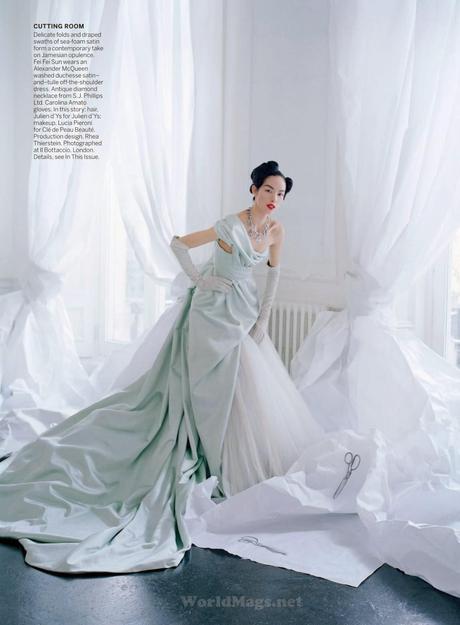 Grace Mahary, Sun Feifei, Ola Rudnicka For Vogue Magazine,
US, May 2014