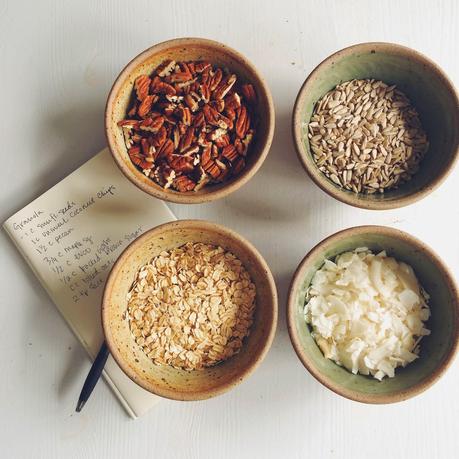 Wilder Recipes: Hilary's Olive Oil and Maple Granola with Coconut and Pecans