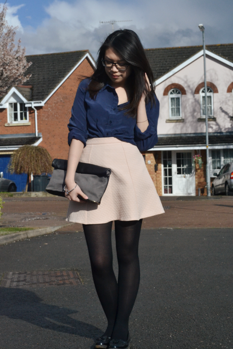 Daisybutter - UK Style and Fashion Blog: what i wore, pop basic, casual outfits, wearable pastel outfit for spring
