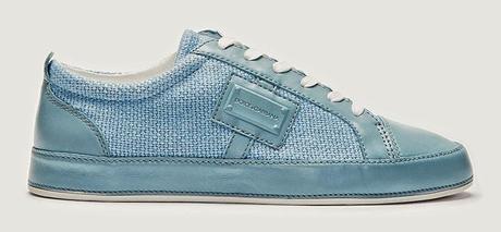 The Forecast Calls For Blue: Dolce & Gabbana Woven Sneakers