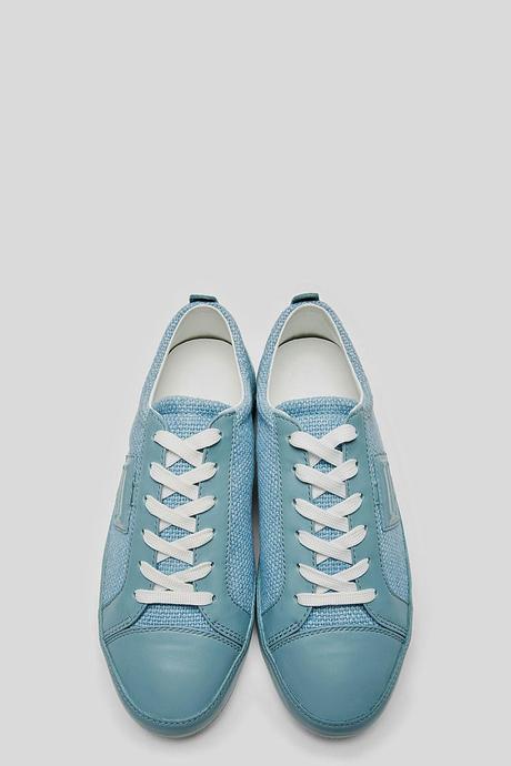 The Forecast Calls For Blue: Dolce & Gabbana Woven Sneakers