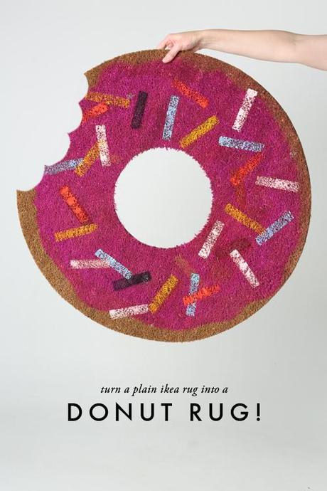 DIY donut rug