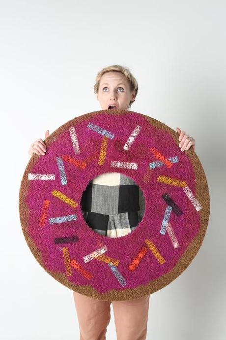 DIY donut rug