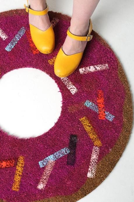 DIY donut rug