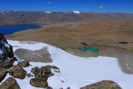 More views of blue and green lakes.