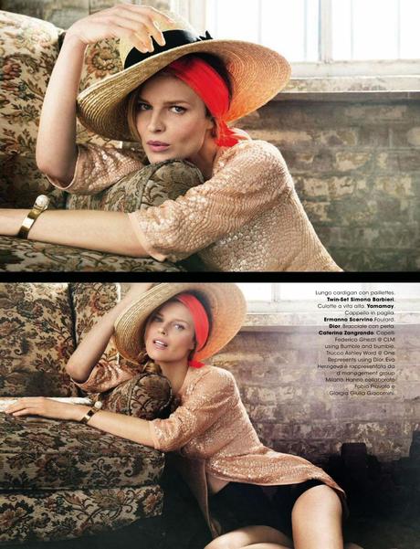 Eva Herzigova By Signe Vilstrup For Glamour Magazine, Italia,
May 2014