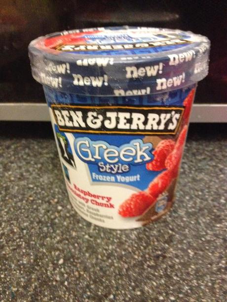Today's Review: Ben & Jerry's Greek Style Frozen Yoghurt: Raspberry Chocolatey Chunk