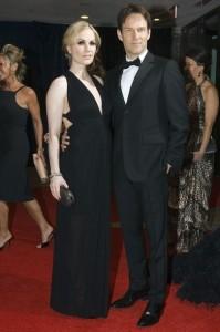 Actress Anna Paquin and her husband Stephen Moyer arrive on the red carpet for the annual White House Correspondents' Association Dinner at the Washington Hilton in Washington