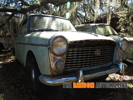 1961 austin a40 farina mark i mk1 abandoned florida orlando running rev engine british