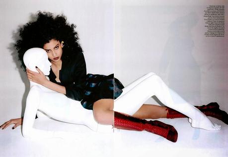 Imaan Hammam by Terry Richardson For Vogue Magazine, Paris, May 2014