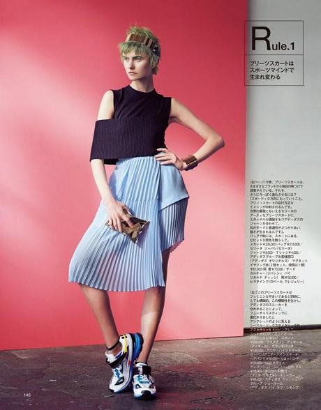 Manuela Frey For SPUR Magazine, Japan, June 2014