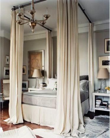 New and pretty ways to use and hang your curtains