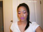 Face Of The Day: Soft Pink + Purple Lips