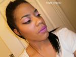 Face Of The Day: Soft Pink + Purple Lips