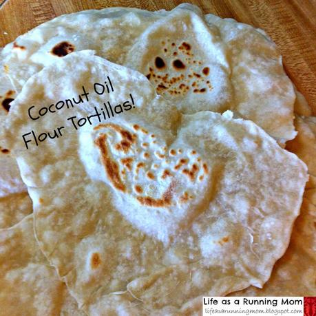 Coconut Oil Flour Tortillas